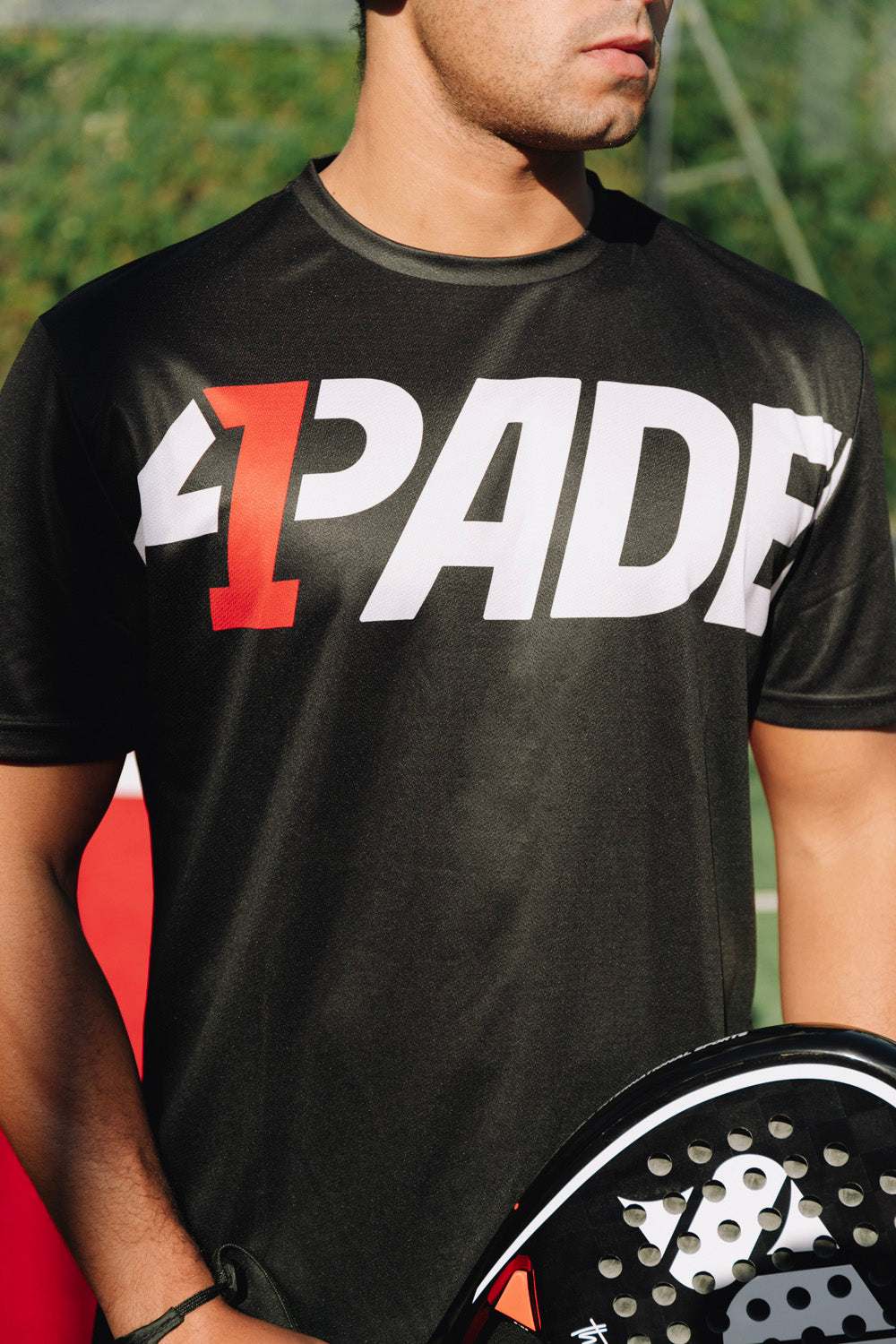Camiseta A1 Pádel training black