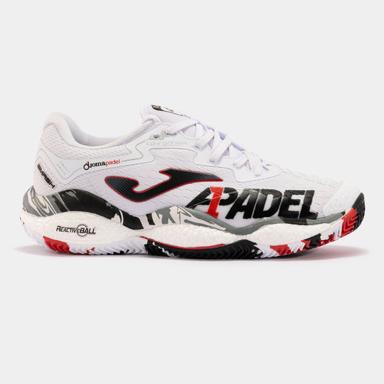 Zapatillas Joma x A1Padel blanca